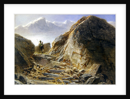 At the Foot of Watzmann, Bavarian Highlands, 1857 by Carl Haag