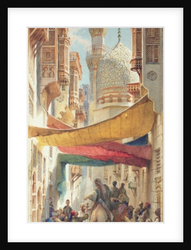 A Street in Cairo, 1890 by Carl Haag