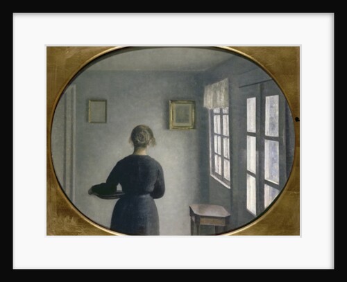 Interior, 1910 by Vilhelm Hammershoi