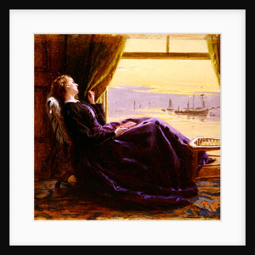 At Evening Time- Study, 1864 by George Elgar Hicks