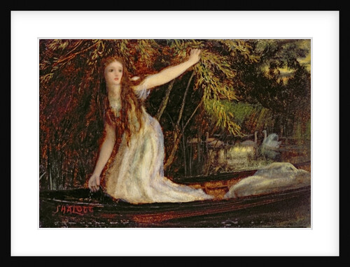 The Lady of Shalott by Arthur Hughes