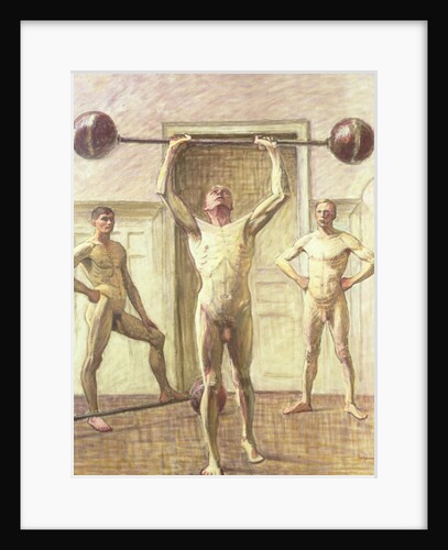 Pushing Weights with Two Arms, Number 3, 1914 by Eugene Jansson