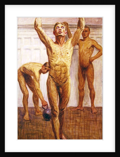 Pushing Weights with Two Arms, Number 1, 1911 by Eugene Jansson