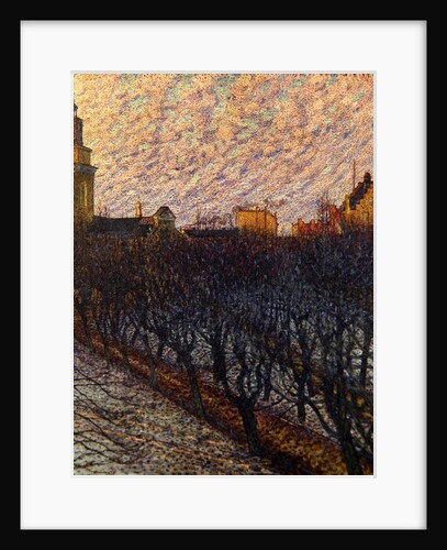 Evening Sun over Maria Magdalena Church Stockholm, 1902 by Nils Kreuger