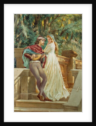 The Serenade, 1901 by A. Corsi Lalli