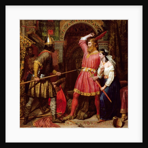 Assassination of Alboin, King of the Lombards, 1856 by Charles Landseer