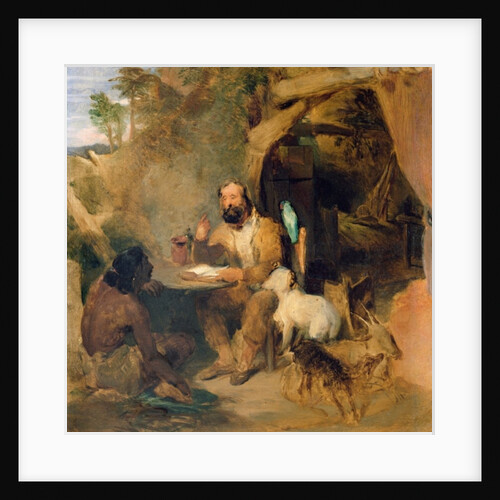 Robinson Crusoe, 1827 by Edwin Landseer
