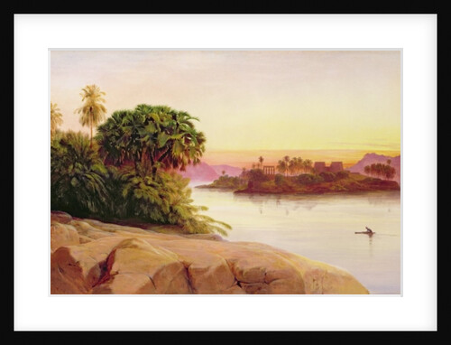 Philae, Egypt by Edward Lear