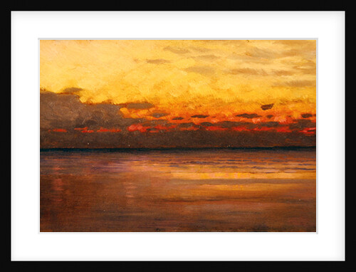 Sunset over the Sea by William Bright Morris