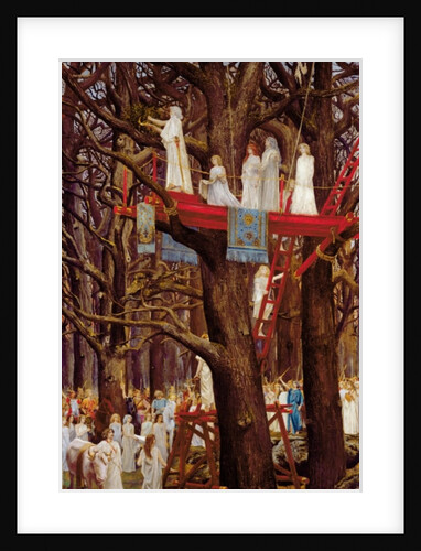 Druids Cutting the Mistletoe on the Sixth Day of the Moon, c.1900 by Henri-Paul Motte