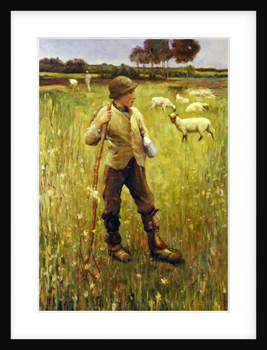 A Young Shepherd by School Newlyn