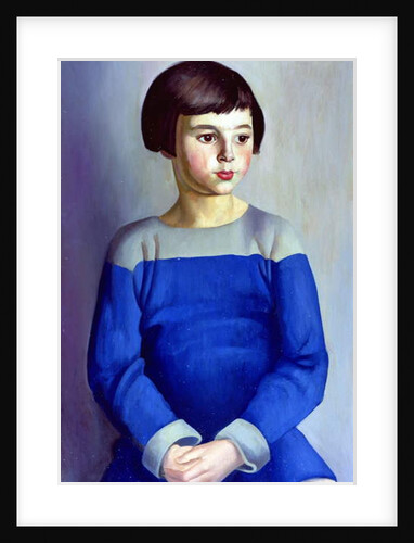Child in Blue, 1918 by Bernard Meninsky