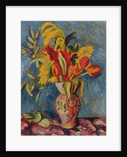 Still Life with Flowers in a Jug, c.1920 by Bernard Meninsky