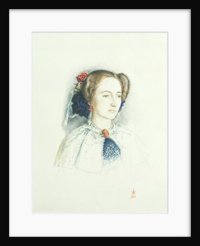 Portrait of Effie Ruskin, later Lady Millais, 1853 by John Everett Millais