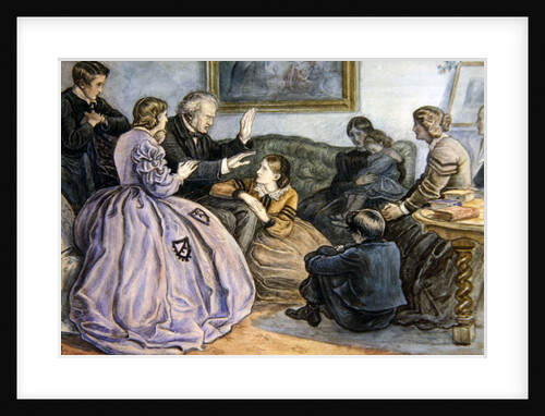 Christmas Story-Telling, A Winter's Tale, 1862 by John Everett Millais