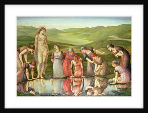 The Mirror of Venus by Edward Coley Burne-Jones