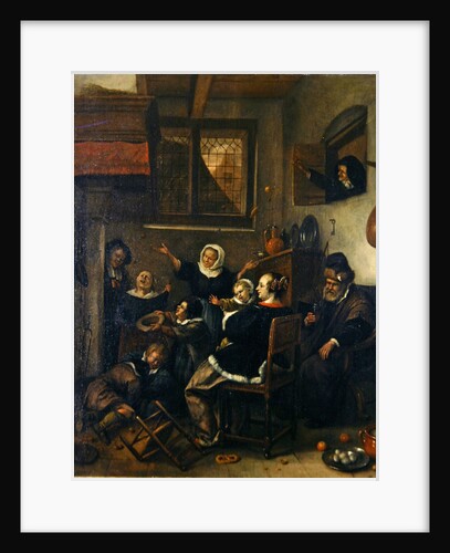 Interior scene, c.1660-70 by Jan Havicksz. Steen