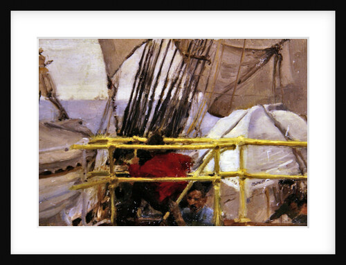 On board the sailing ship 'Roman Emperor', June 1890, 1890 by Henry Scott Tuke