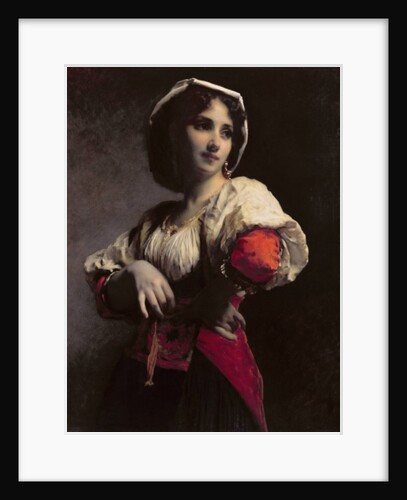 An Italian Beauty, 1872 by Etienne Adolphe Piot