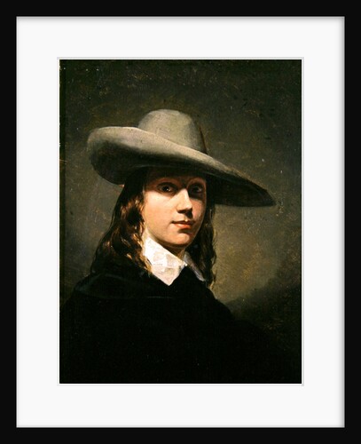 Self-Portrait in a broad-brimmed Hat, 1848 by Anthony Frederick Augustus Sandys