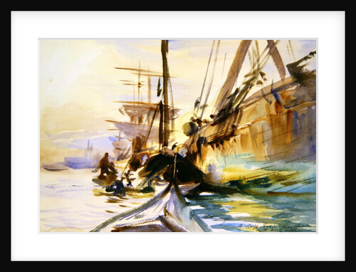 Unloading Boats in Venice, 1904 by John Singer Sargent
