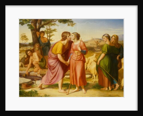 The Meeting of Jacob and Rachel, 1835 by Franz August Schubert
