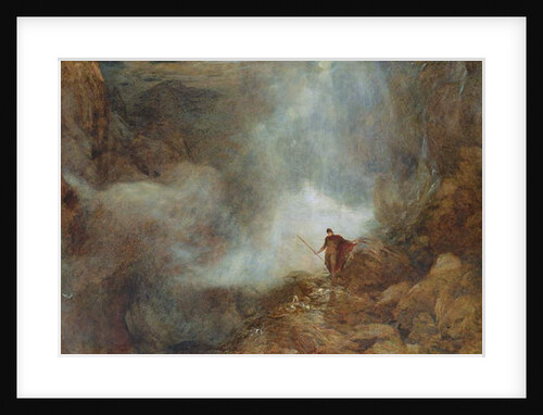 Arthur in the Gruesome Glen by Henry Clarence Whaite
