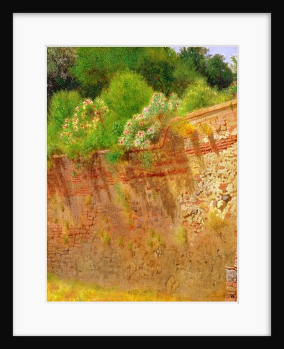 Wall of Robert Browning's Villa, 1866 by Hamilton Gibbs Wilde