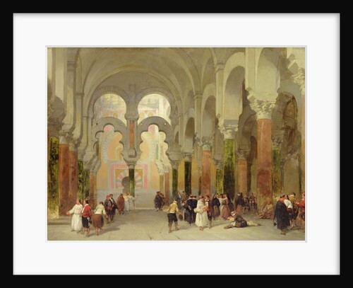 The Sanctuary of the Koran, Mosque at Cordoba, 1849 by David Roberts