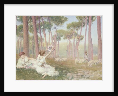 Aphrodite offering Helen to Paris, 1905 by Henry Ryland