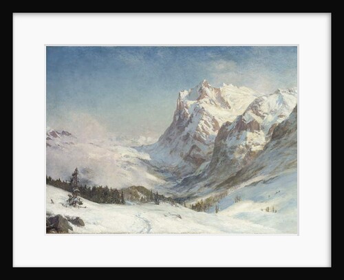 The Valley of Grindelwald, Winter, 1916 by Ernest Albert Waterlow
