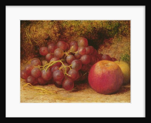 Still Life with Apples and Grapes, c.1860 by William J. Webbe or Webb
