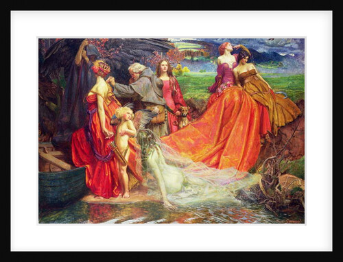 Now is the Pilgrim Year Fair Autumn's Charge, 1904 by John Byam Liston Shaw