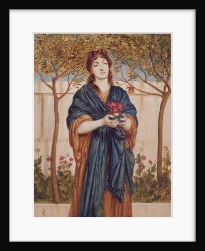 Priestess offering Poppies, 1864 by Simeon Solomon