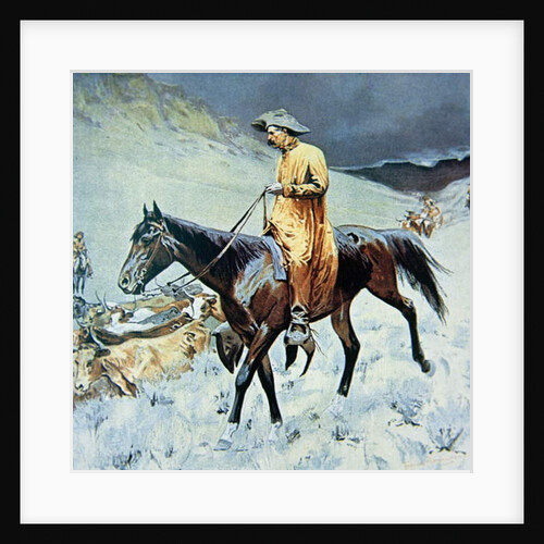 On The Trail by Frederic Remington