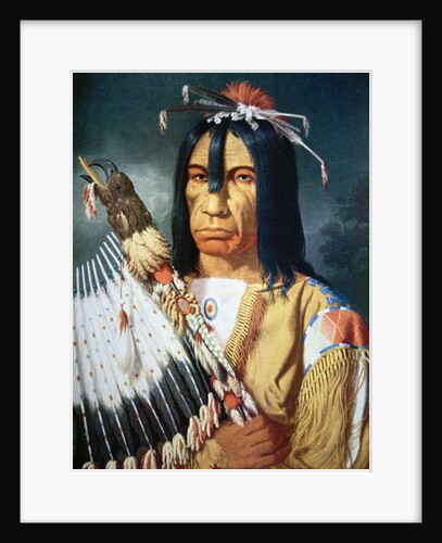 Native American Chief of the Cree people of Canada, 1848 by Paul Kane
