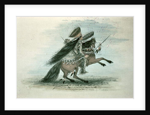 Warrior of the Crow Tribe by George Catlin
