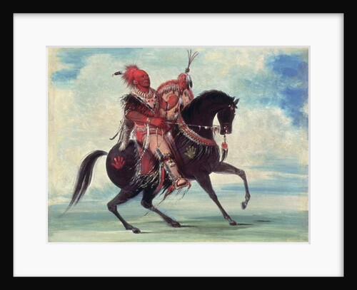 Chief Keokuk, 1834 by George Catlin