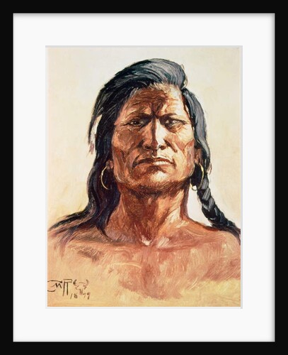 Shoshone Tribesman, 1899 by Charles Marion Russell