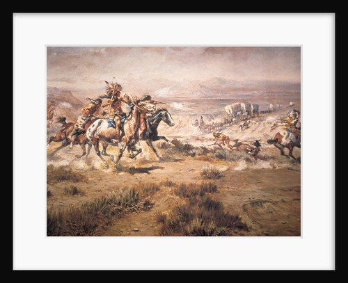 Attack on the Wagon Train, 1904 by Charles Marion Russell