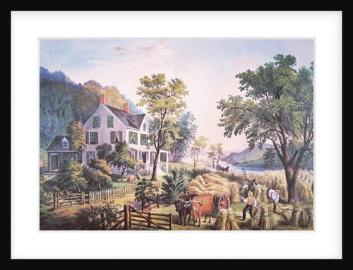 American Farm Scene, 1864 by Frances Flora Bond Palmer