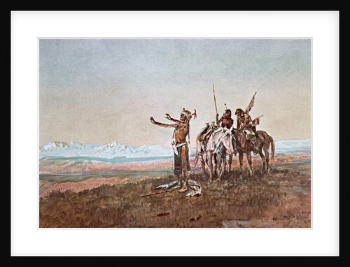 Invocation to the Sun, 1922 by Charles Marion Russell