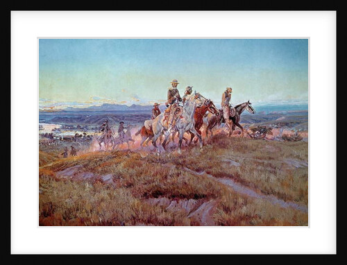 Riders of the Open Range by Charles Marion Russell