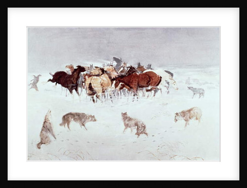 Flying Hooves by Charles Marion Russell