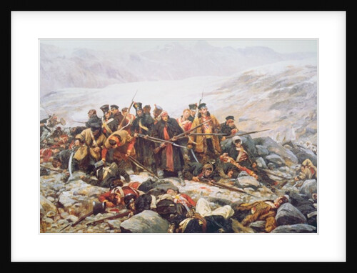 The Last Stand of the 44th Regiment at Gundamuck during the Retreat from Kabul, 1841, 1898 by William Barnes Wollen