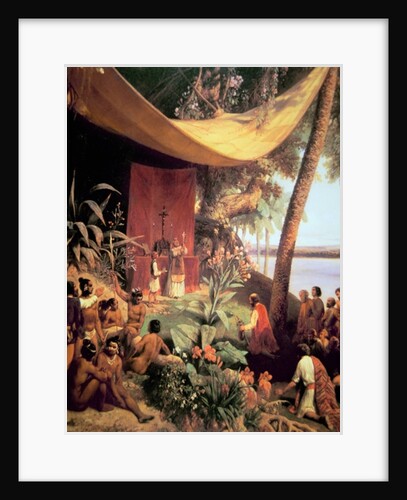 The first Mass held in the Americas by Pharamond Blanchard