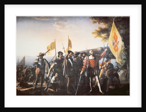 The Landing of Columbus in America in 1492 by John Vanderlyn