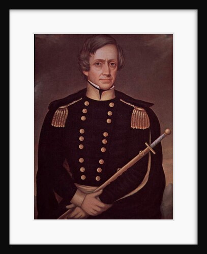 Mexican-American War, Gen Stephen Watts Kearny, US commander, 1840s by American School