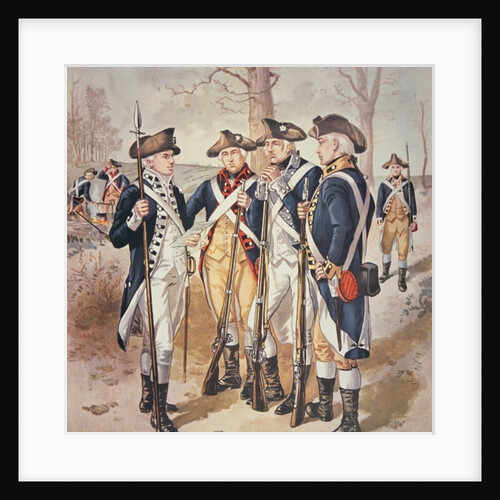 Infantry uniforms of the Continental Army of 1779-83 by Henry Alexander Ogden