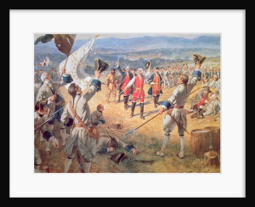 The Victory of Montcalms Troops at Carillon, 1758 by Henry Alexander Ogden